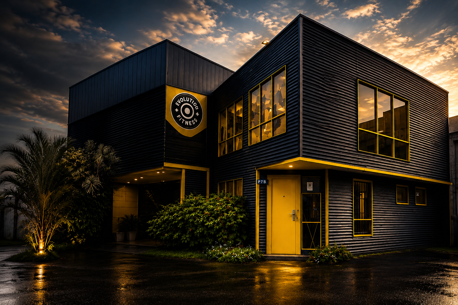 Fachada de Evolution Fitness en Puerto Montt