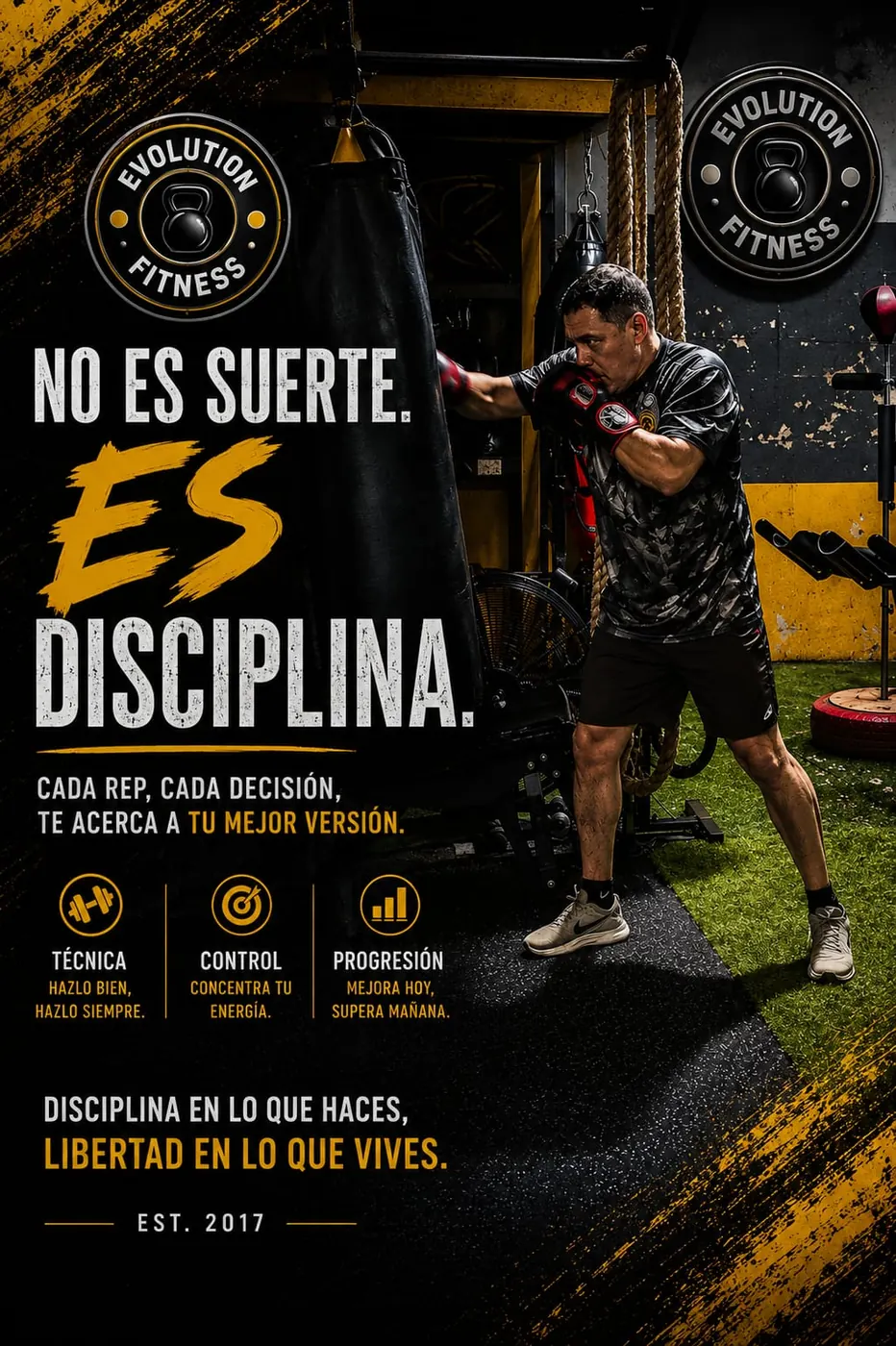 Pieza visual sobre disciplina y método dentro del Sistema S.H.E.